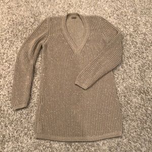 Bottega Veneta Sweater with silver thread detailing